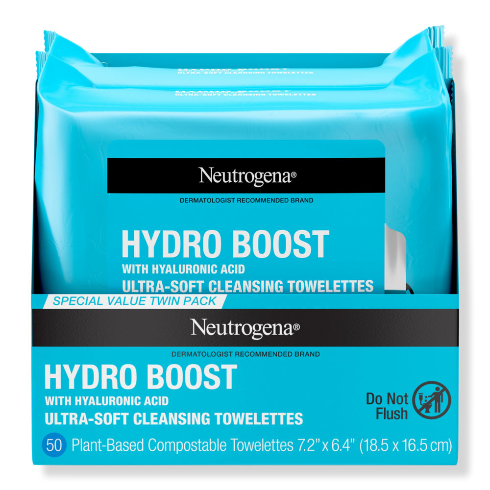 Hydro Boost Cleansing Towelettes Twin Pack