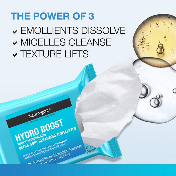 Neutrogena Hydro Boost Cleansing Towelettes Twin Pack #2