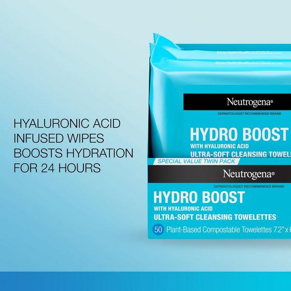 Neutrogena Hydro Boost Cleansing Towelettes Twin Pack #5