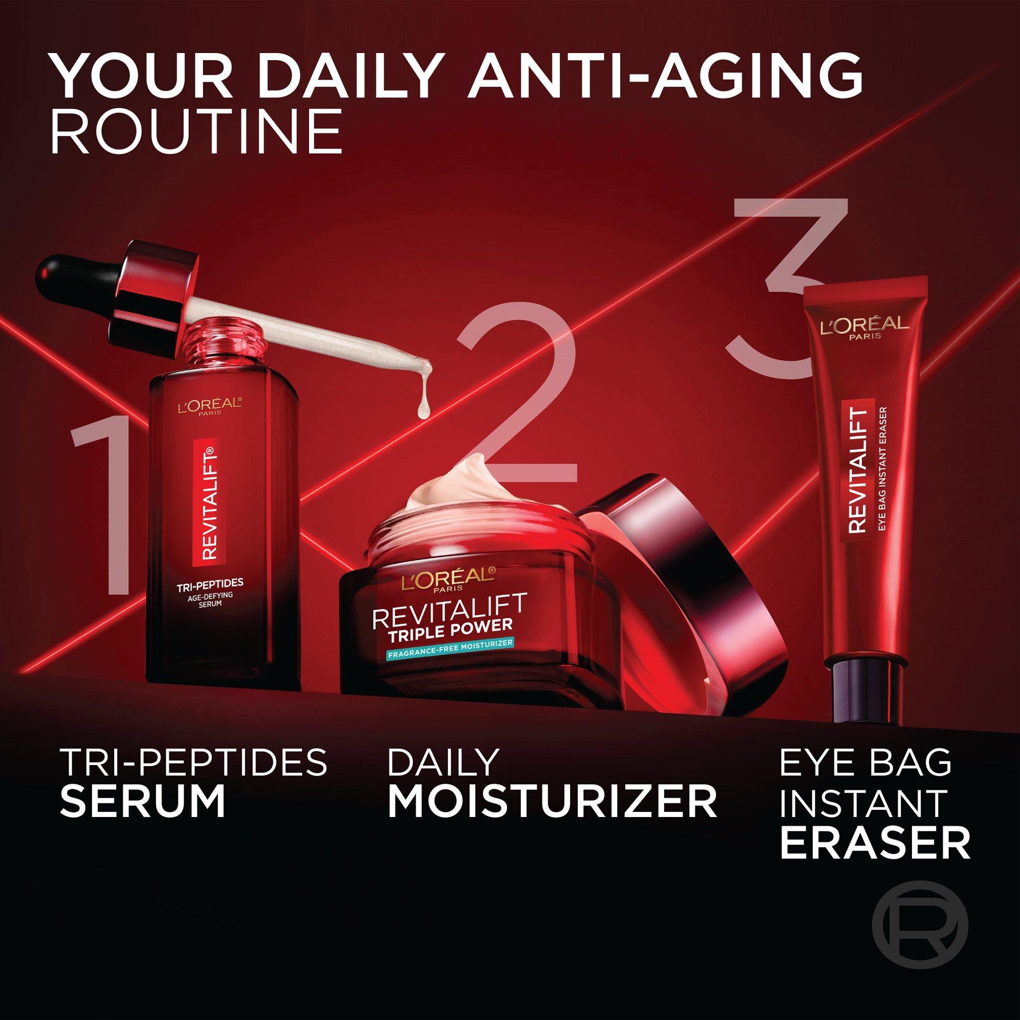 Антивозрастной увлажняющий крем без отдушки L'Oréal Paris Revitalift Triple Power — фото 5