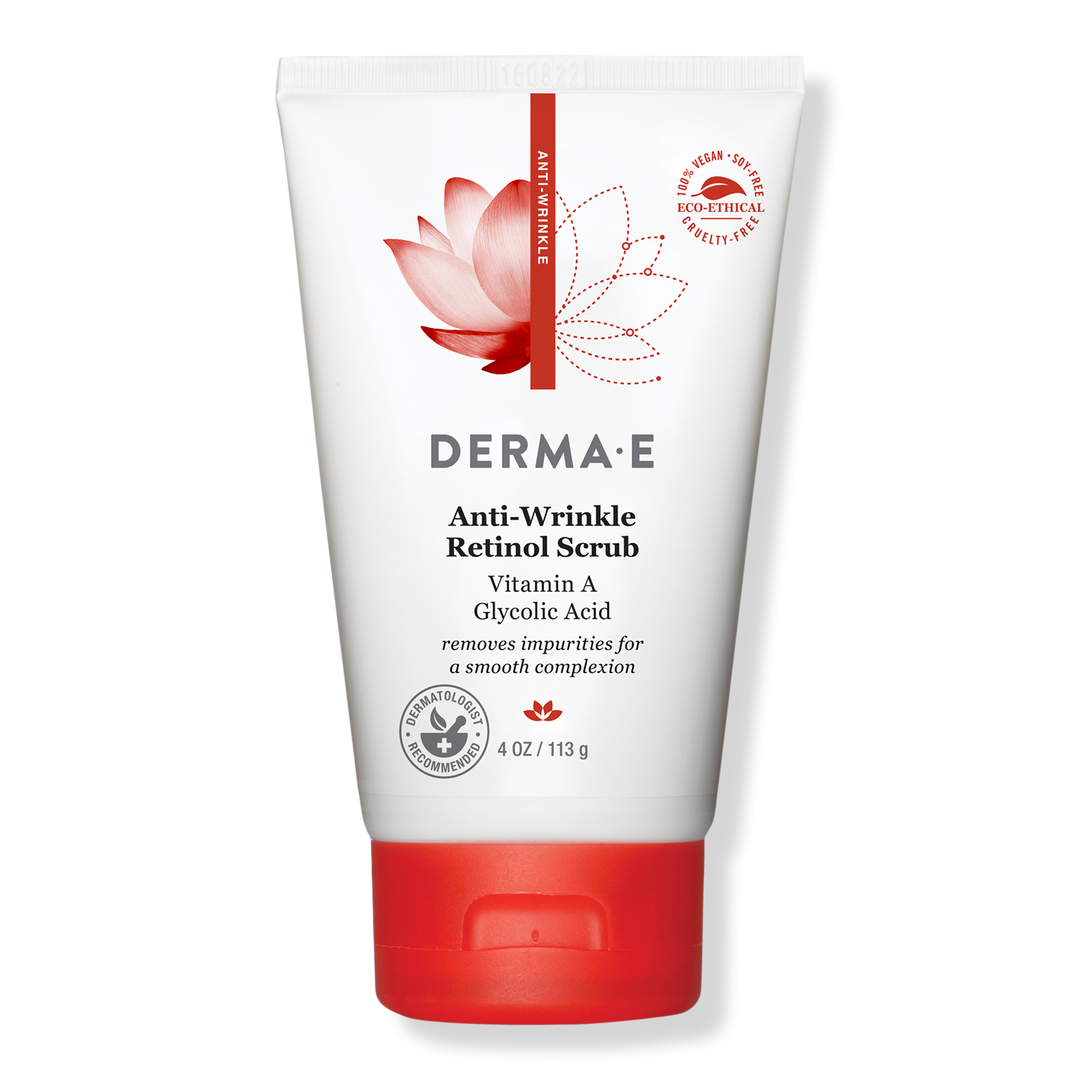 DERMA E Anti-Wrinkle Retinol Scrub with Glycolic Acid #1