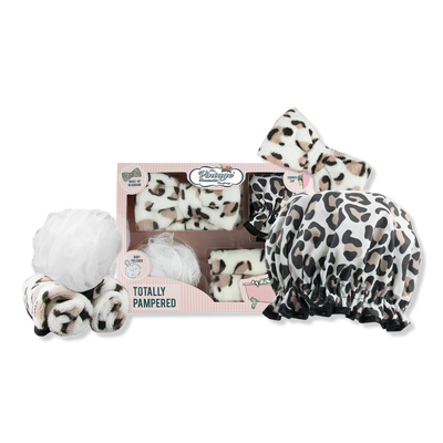 The Vintage Cosmetic Company Leopard Print Totally Pampered Gift Set