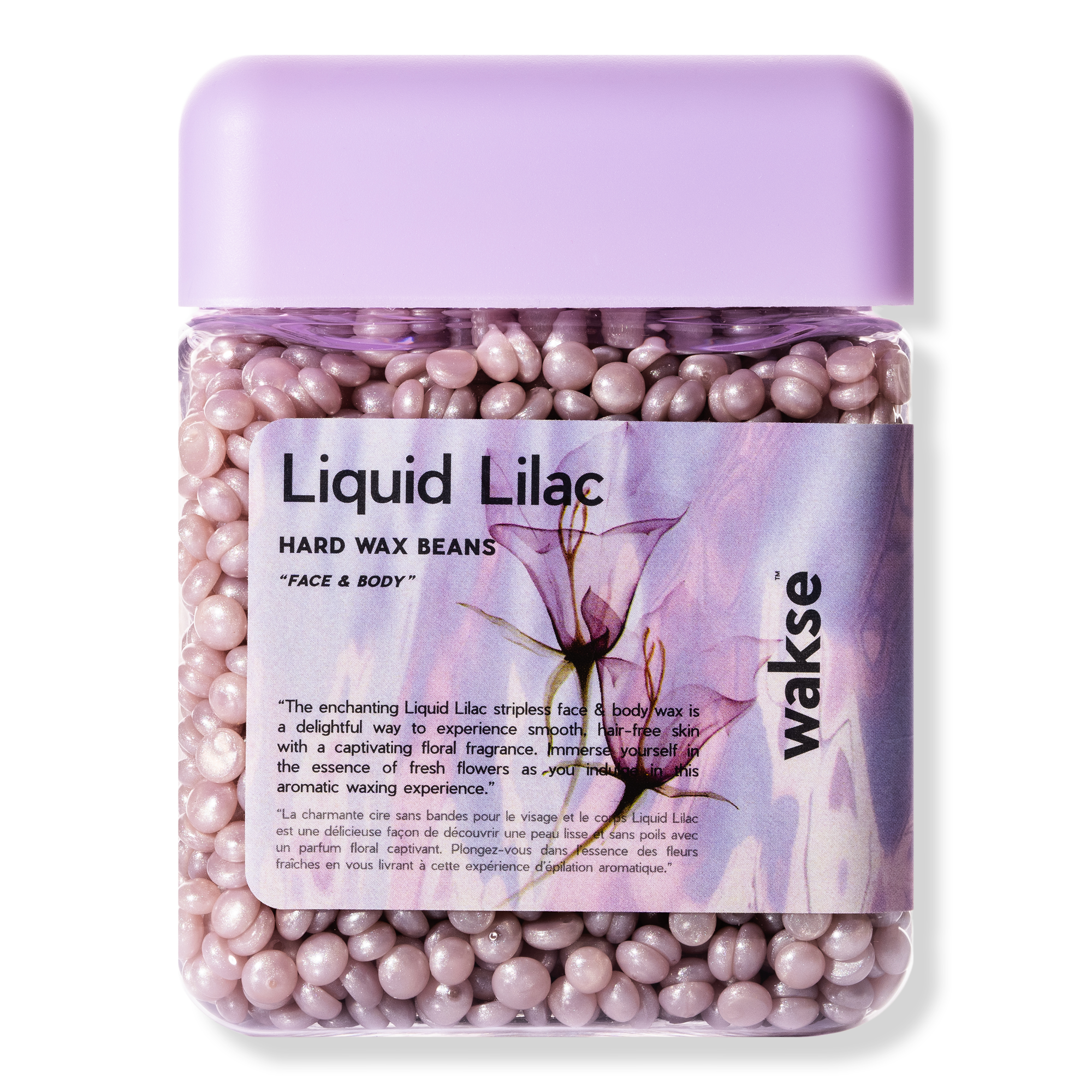 Wakse Liquid Lilac Hard Wax Beans #1