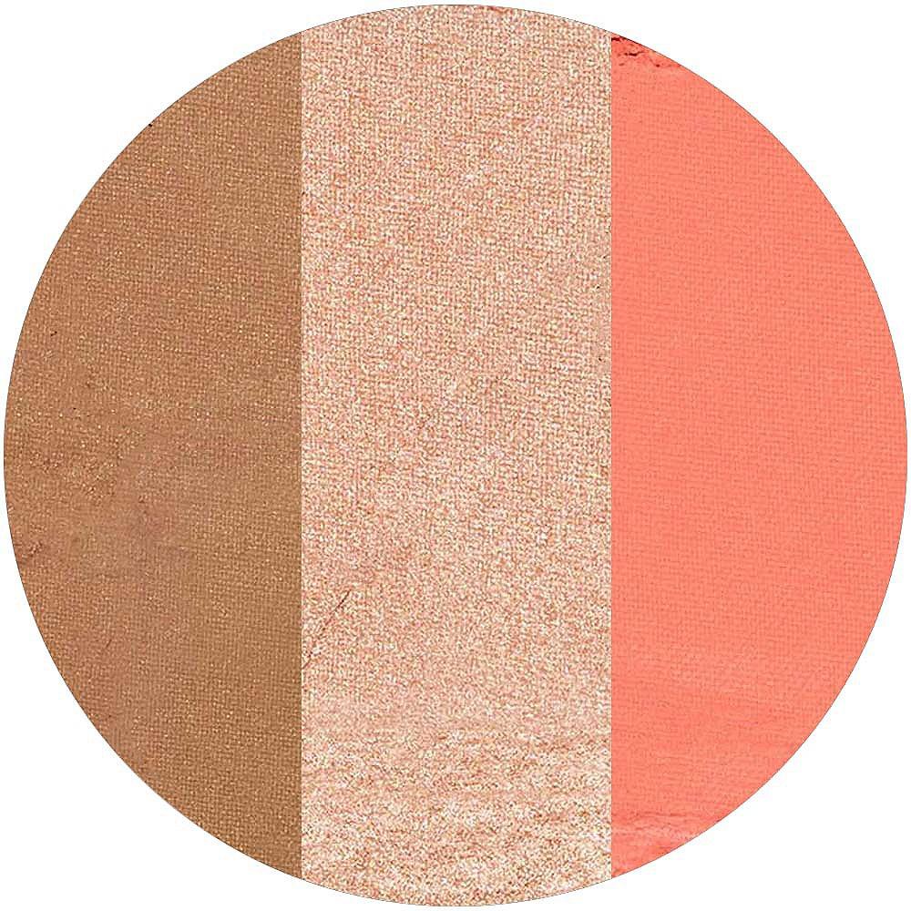 Rise Stay Naked Threesome Blush, Bronzer, & Highlighter Palette 