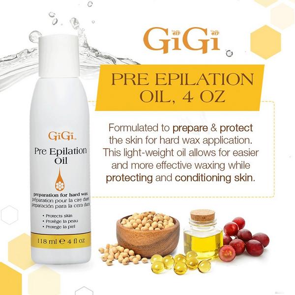 Gigi Pre Epilation Oil, Preparation for Hard Wax #4