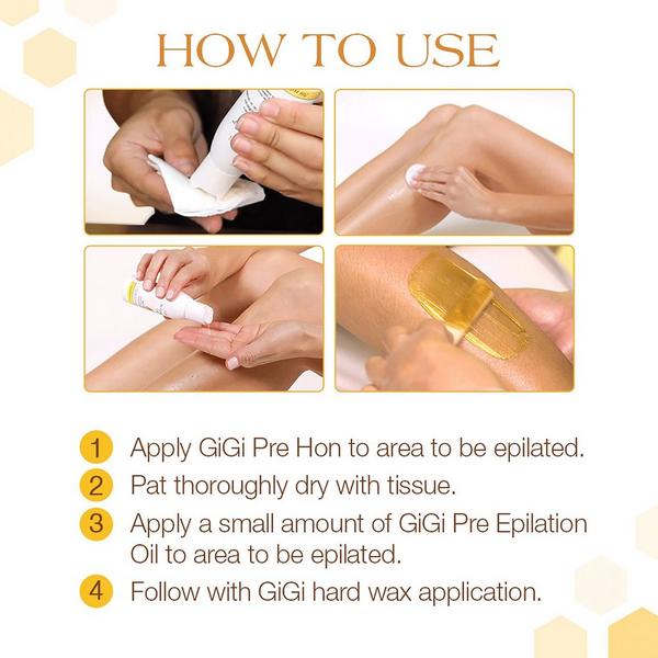 Gigi Pre Epilation Oil, Preparation for Hard Wax #6