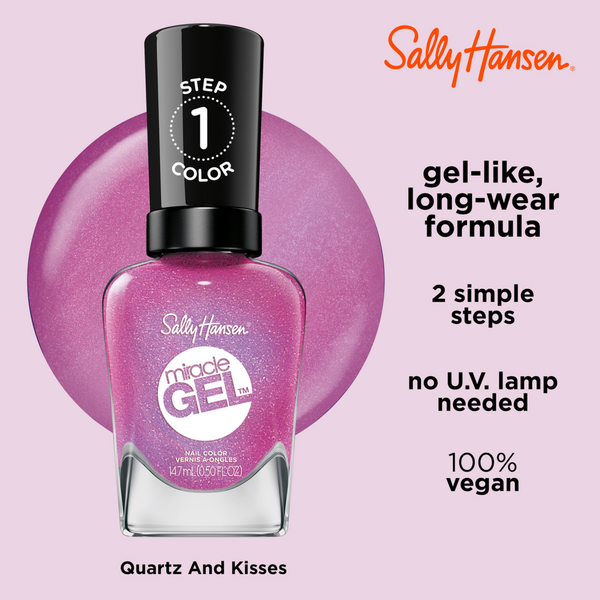 Sally Hansen Miracle Gel Nail Polish, Pinks & Purples #4