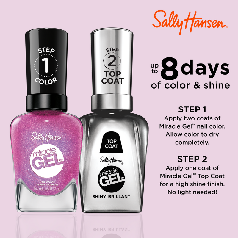 Sally Hansen - Quartz And Kisses Miracle Gel Nail Polish, Pinks