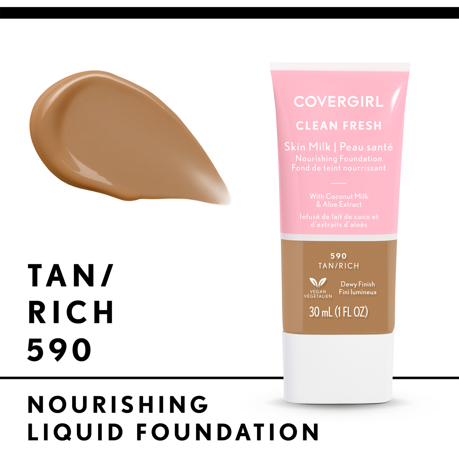 Clean Fresh Skin Milk Foundation - Tan/Rich 590