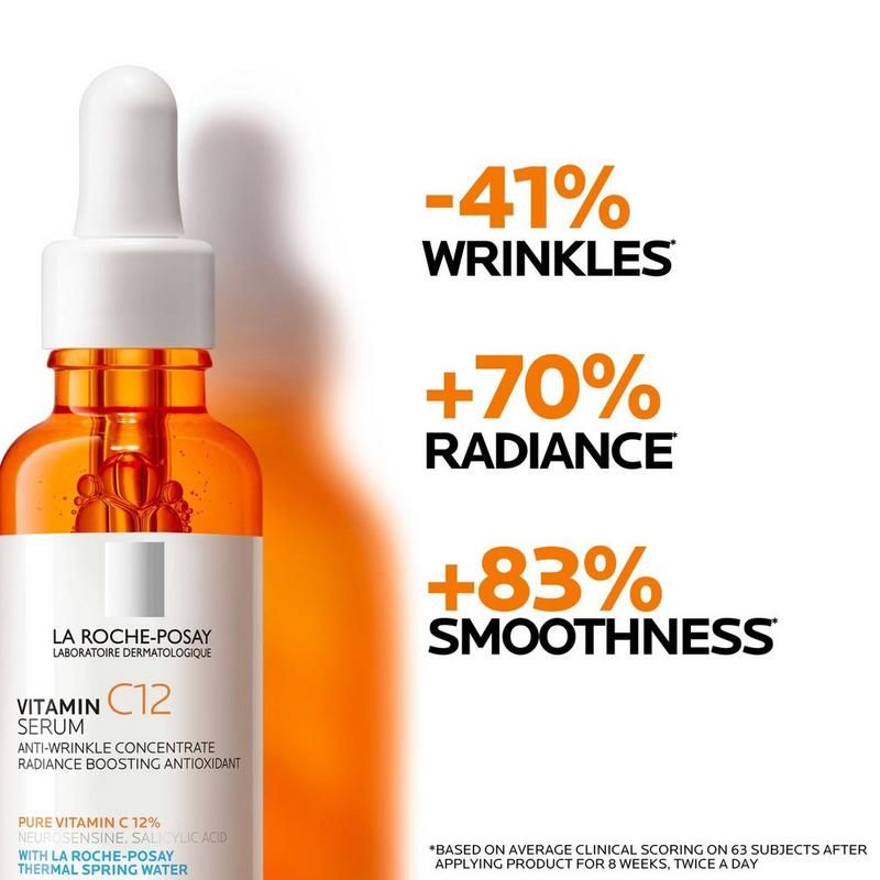 La Roche-Posay - Pure 12% Vitamin C Serum for Wrinkle Reduction