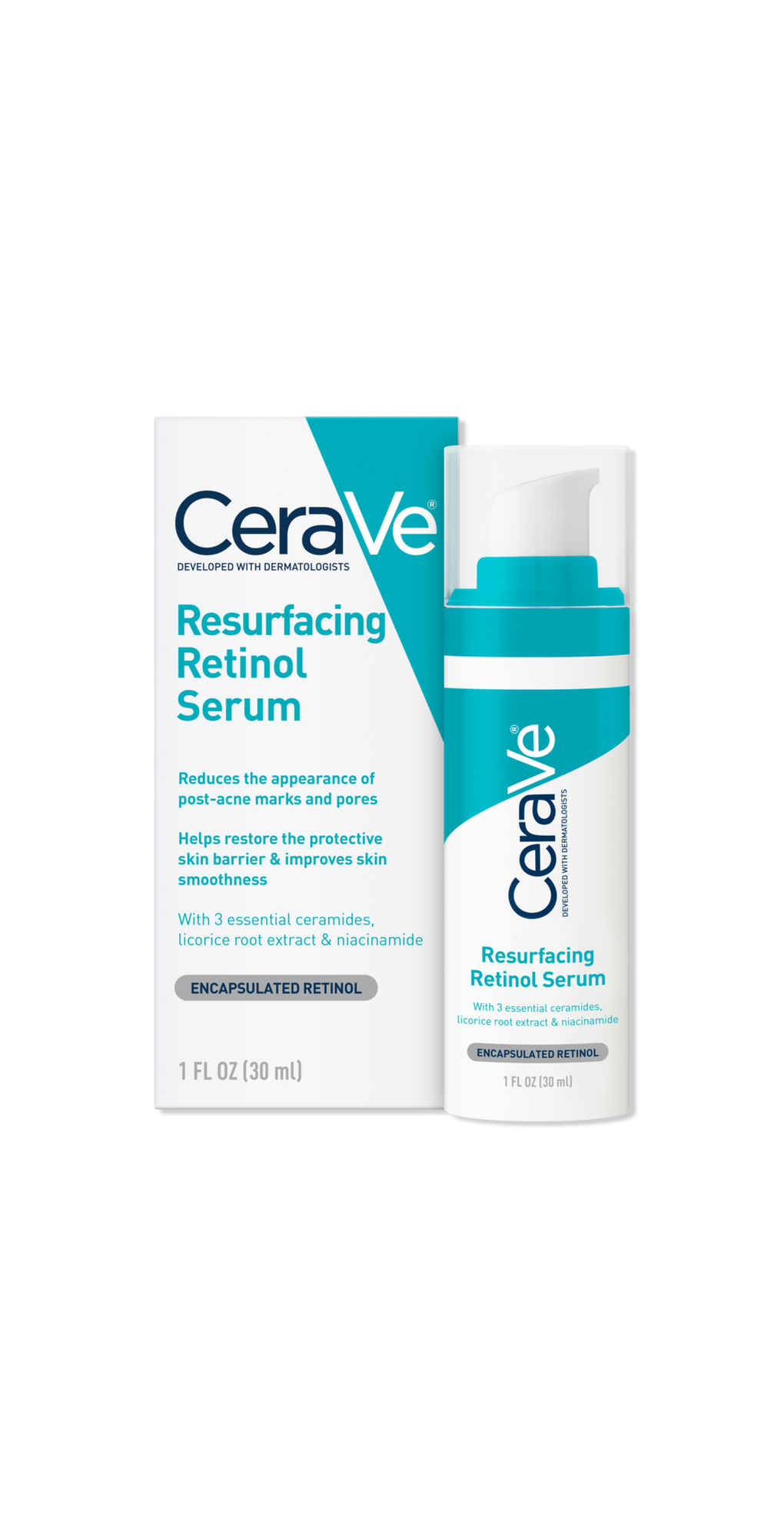 Resurfacing Retinol Facial Serum for Acne Prone Skin - CeraVe