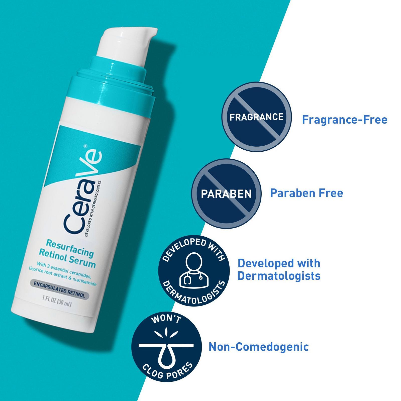 Resurfacing Retinol Facial Serum for Acne Prone Skin