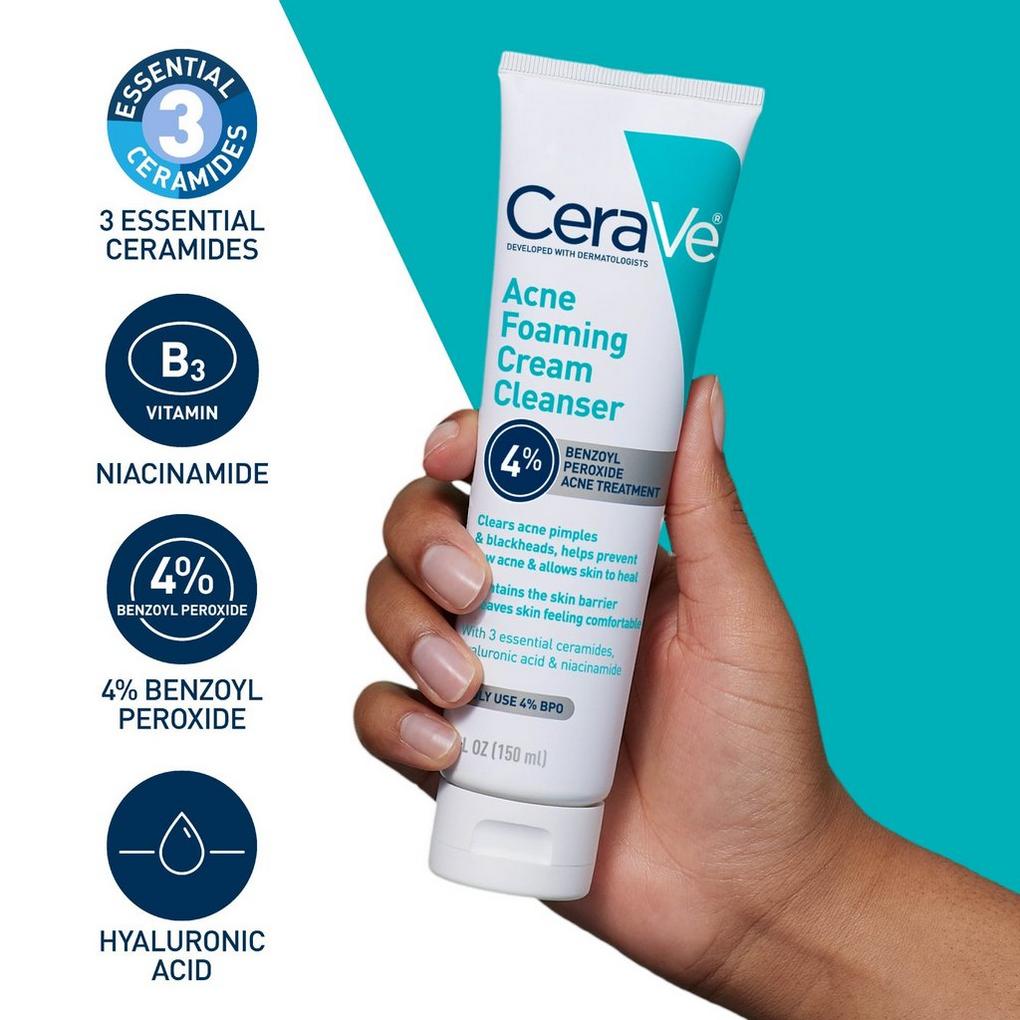 CeraVe Acne Foaming Cream Wash - Spa Body Center