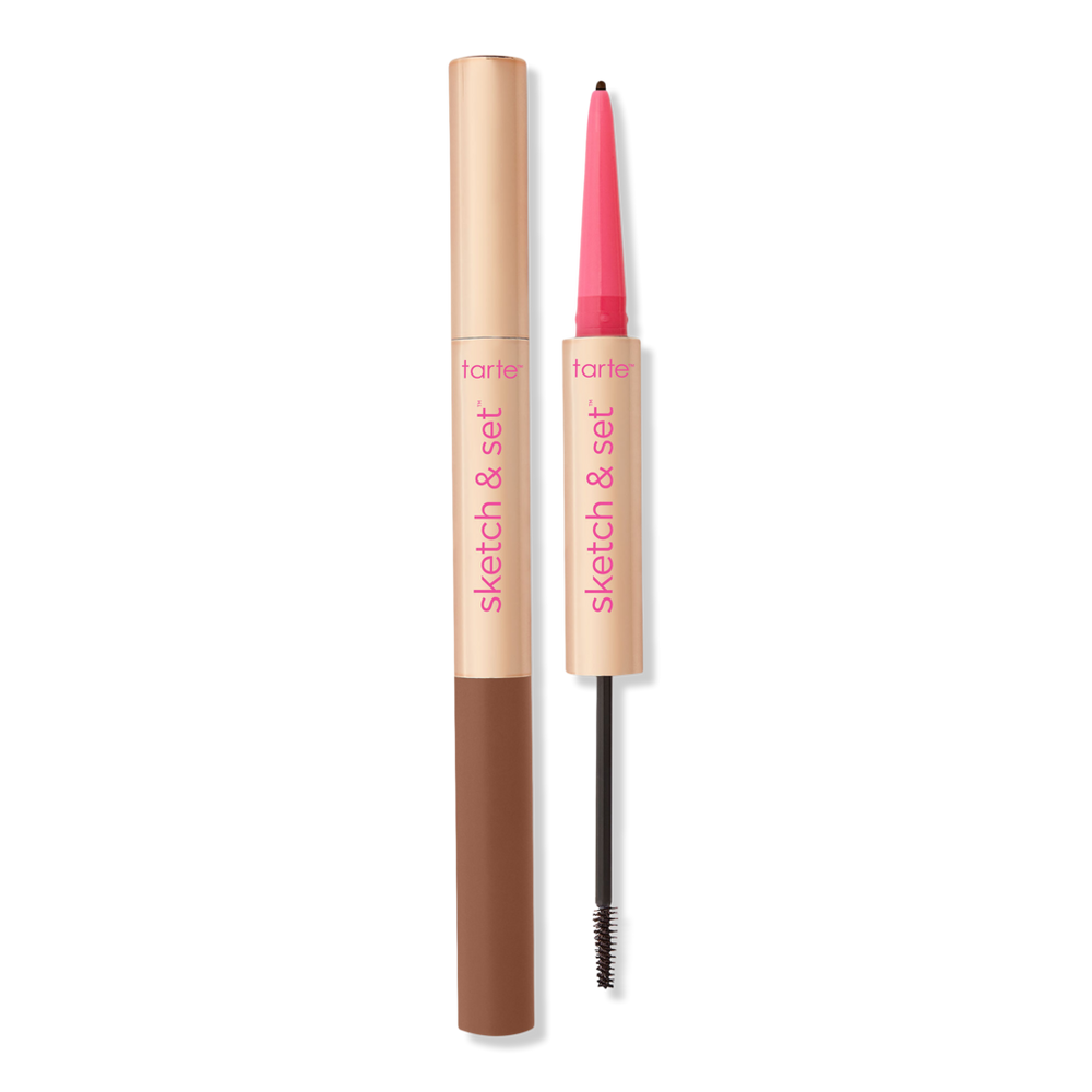 Tarte Big Ego Sketch & Set Brow Pencil & Tinted Gel - Medium Brown In Brown