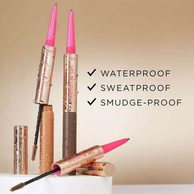 Tarte - Black Brown Big Ego Sketch & Set Brow Pencil & Tinted Gel