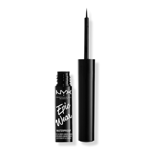 Black Epic Wear Long Lasting Liquid Eyeliner - NYX Professional Makeup | Ulta Beauty