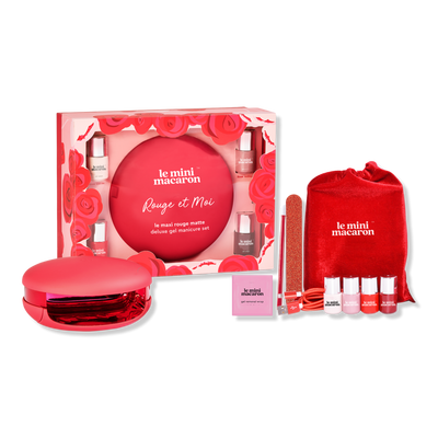 Le Mini Macaron Le Maxi ''Rouge & Moi'' Limited Edition Deluxe Gel Manicure Set