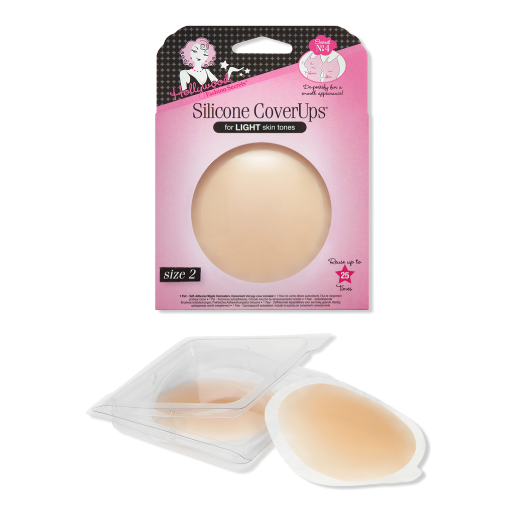 Silicone CoverUps Size 2, Self-Adhesive Nipple Concealers - Hollywood  Fashion Secrets