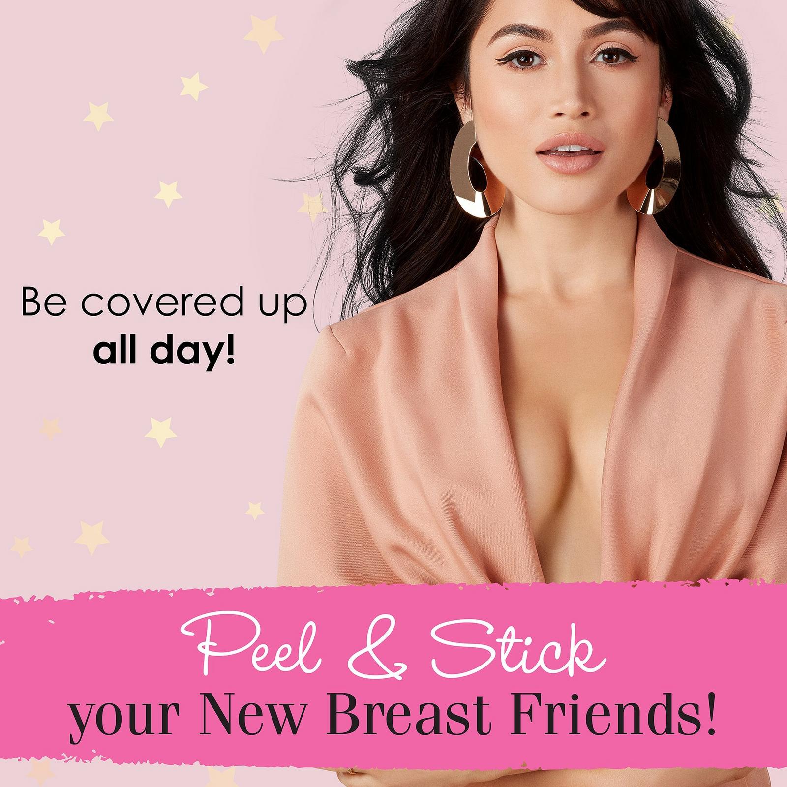 Silicone CoverUps Size 2, Self-Adhesive Nipple Concealers