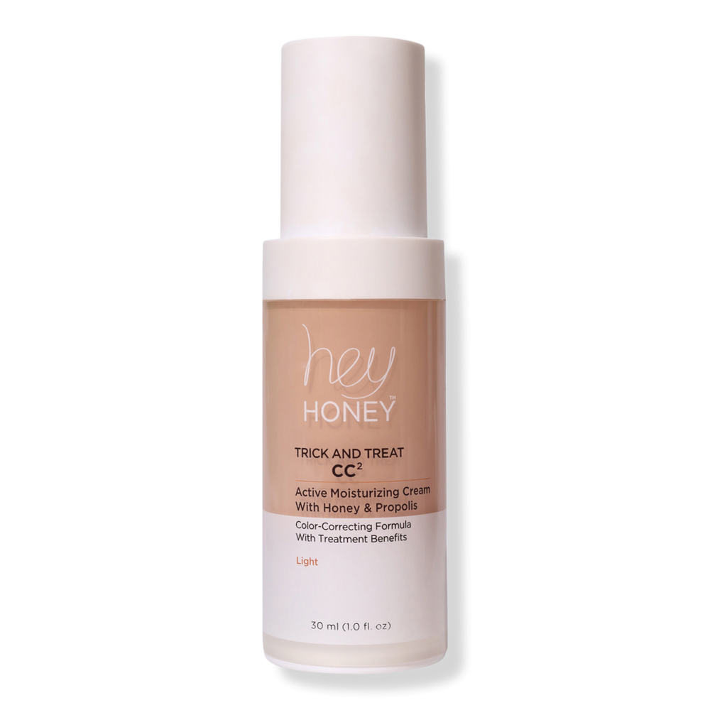 Hey Honey Trick And Treat Cc² Active Propolis Color Correcting Cream With Broad Spectrum Spf 45 - Light In White