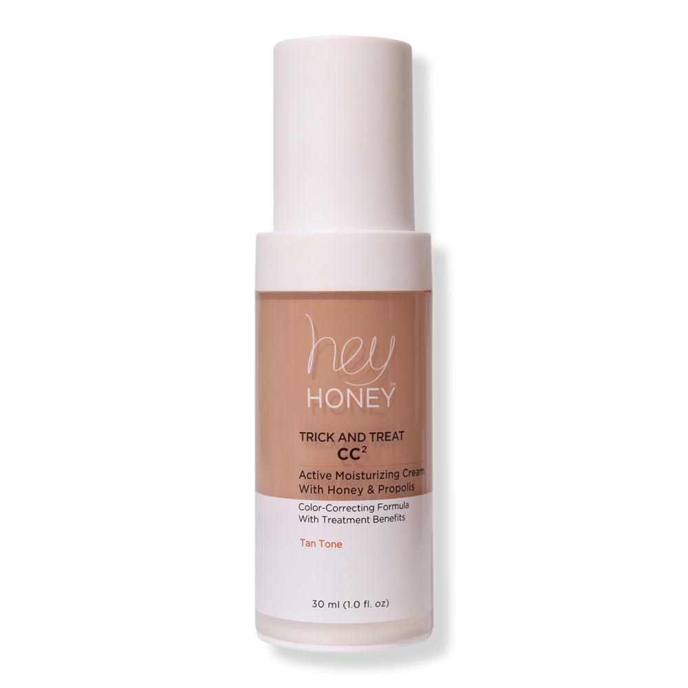 Hey Honey Trick And Treat Cc² Active Propolis Color Correcting Cream With Broad Spectrum Spf 45 - Tan In Brown