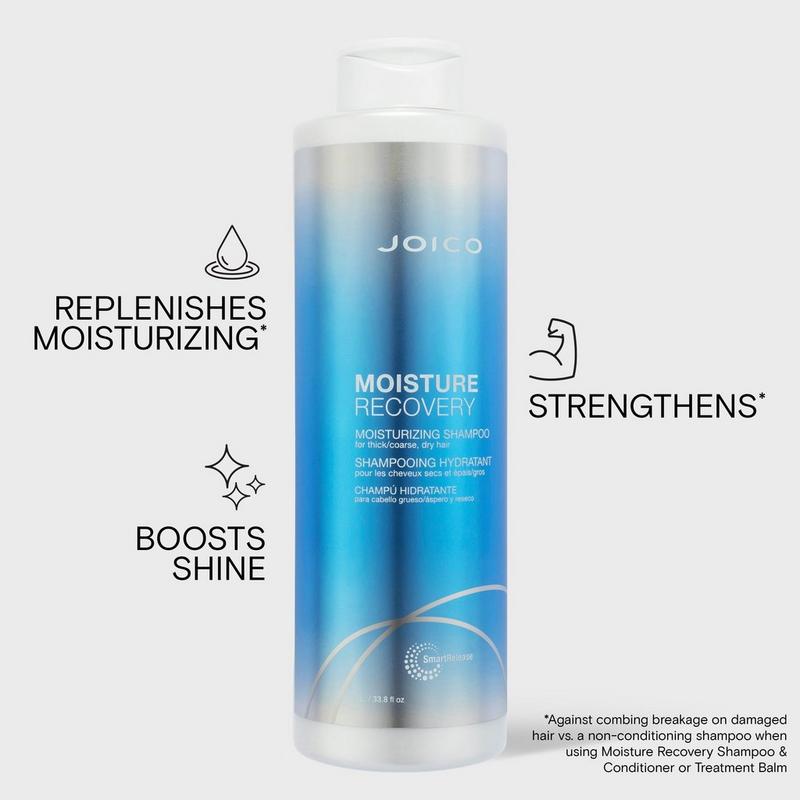 Joico - 33.8 oz Moisture Recovery Moisturizing Shampoo for Thick