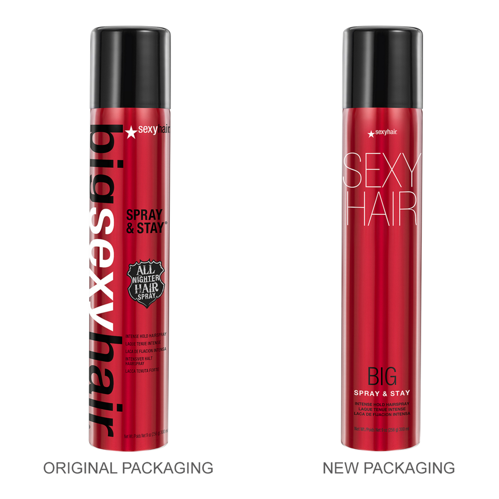 Big Sexy Hair Spray and Play Volumizing Hairspray - 1.5 oz / Travel Size - Pack of 2 with Sleek Comb