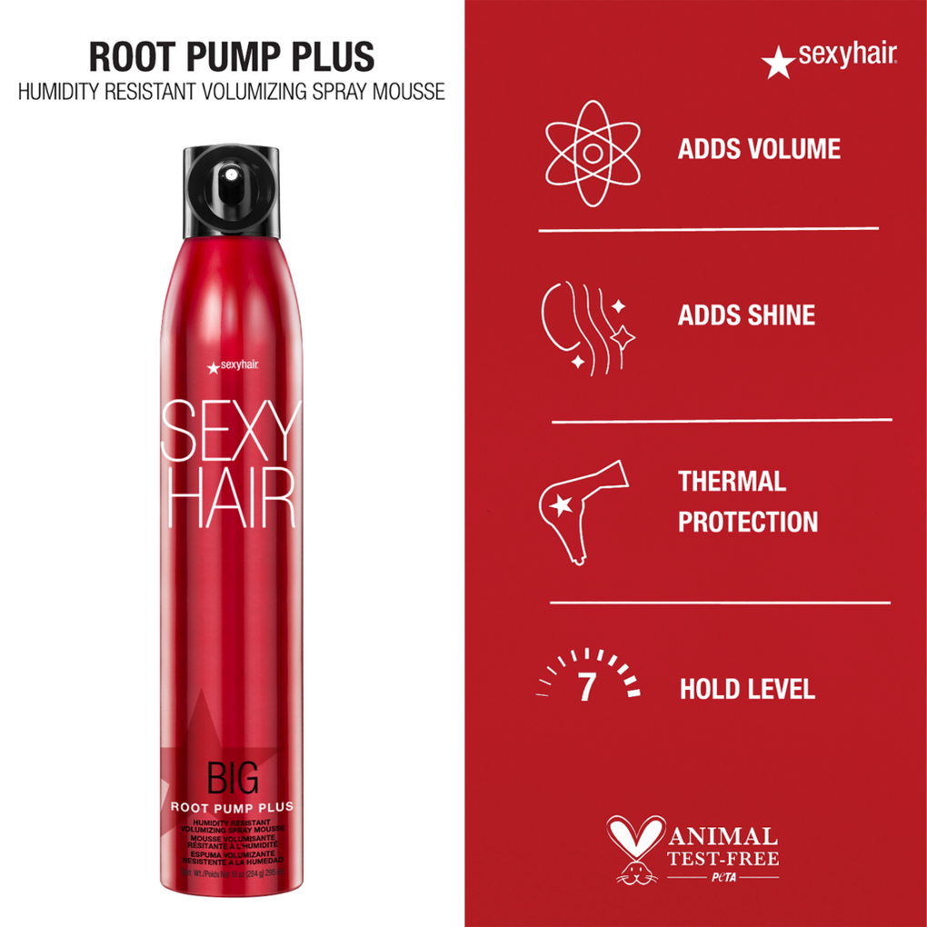  SexyHair Big What A Tease Backcomb in a Bottle Firm Volumizing  Hairspray, Up to 72 Hour Humidity Resistance