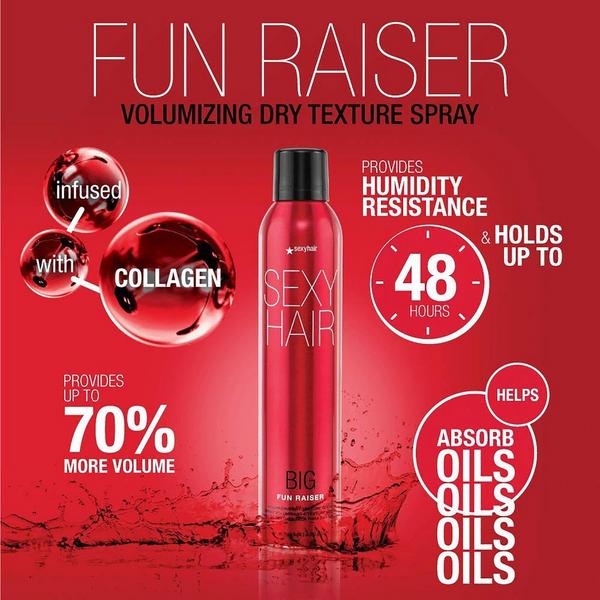 Sexy Hair Big Sexy Hair Fun Raiser Volumizing Dry Texture Spray with Collagen #2