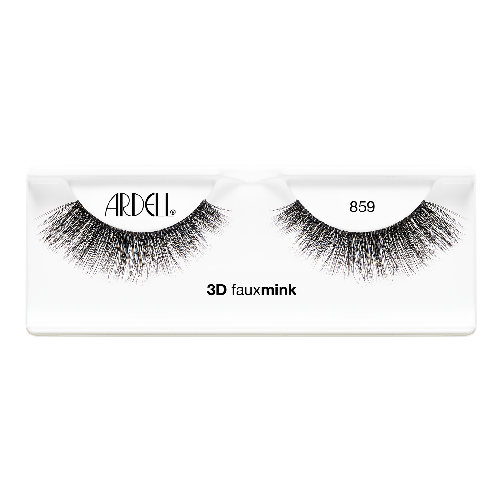 3D Faux Mink #859, Multi-dimensional False Eyelash with Invisiband