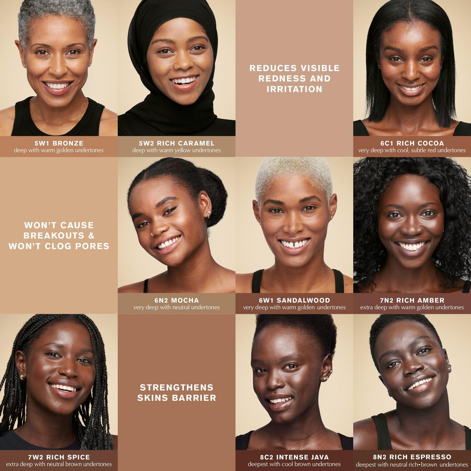 Futurist Hydra Rescue Moisturizing Foundation SPF 45 - 7N2 Rich Amber