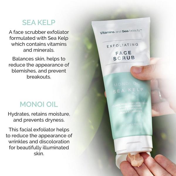 Vitamins and Sea beauty Monoi Oil & Sea Kelp Exfoliating Face Scrub #5