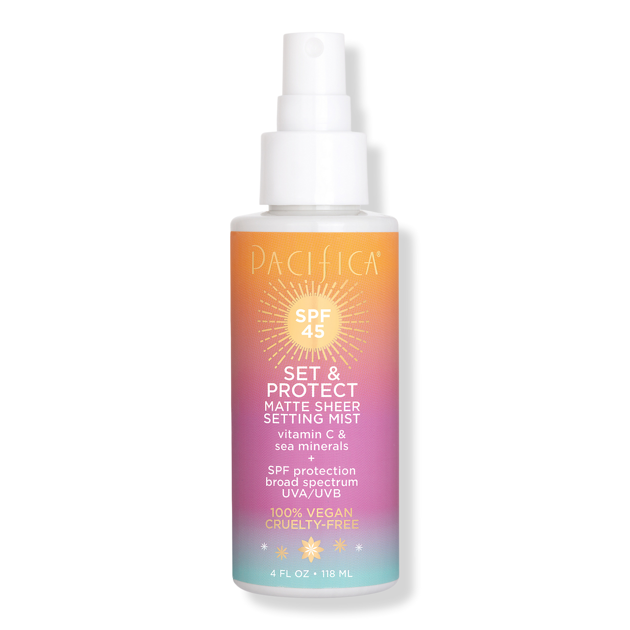 Set & C Protect SPF 45 Matte Sheer Setting Mist - Pacifica