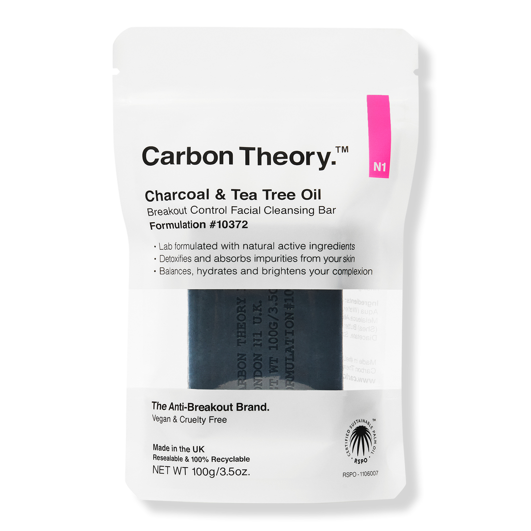 Carbon Theory. Charcoal & Tea Tree Oil Break-Out Control Facial Cleansing Bar #1