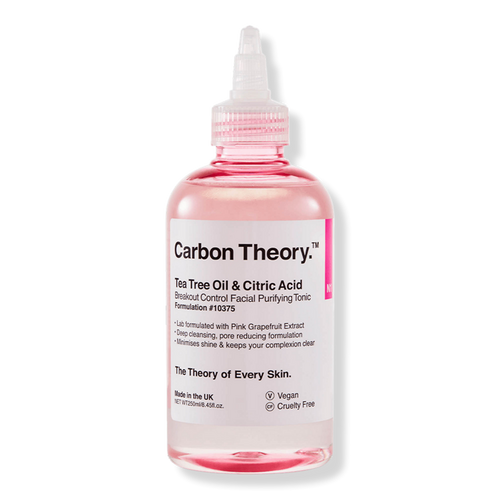 Carbon Theory Tea Tree Oil & Citric Acid Breakout Control Facial Purifying Tonic