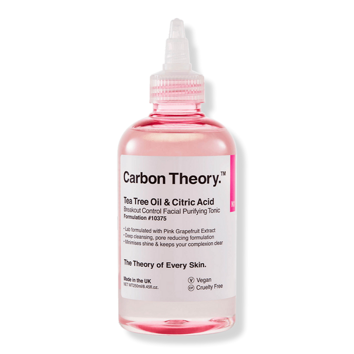 Carbon Theory. Tea Tree Oil & Citric Acid Breakout Control Facial Purifying Tonic #1