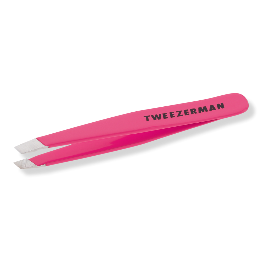 Tweezerman Mini Slant Tweezers - Neon Pink In Pink