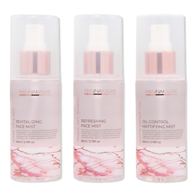 MANNA KADAR BEAUTY Ready, Set, Refresh 3pc Facial Mist Set