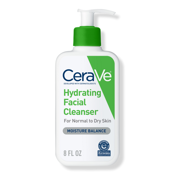 CeraVe Hydrating Facial Cleanser, Gentle Face Wash for Balanced to Dry Skin #1