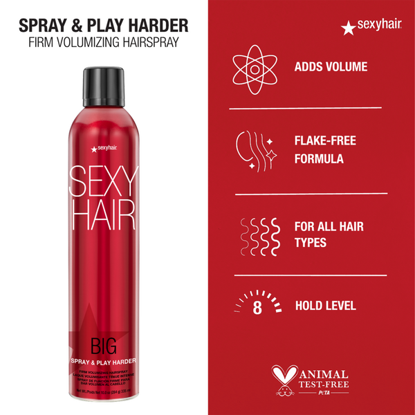 Sexy Hair Travel Size Big Sexy Hair Spray & Play Harder Firm Volumizing Hairspray #2