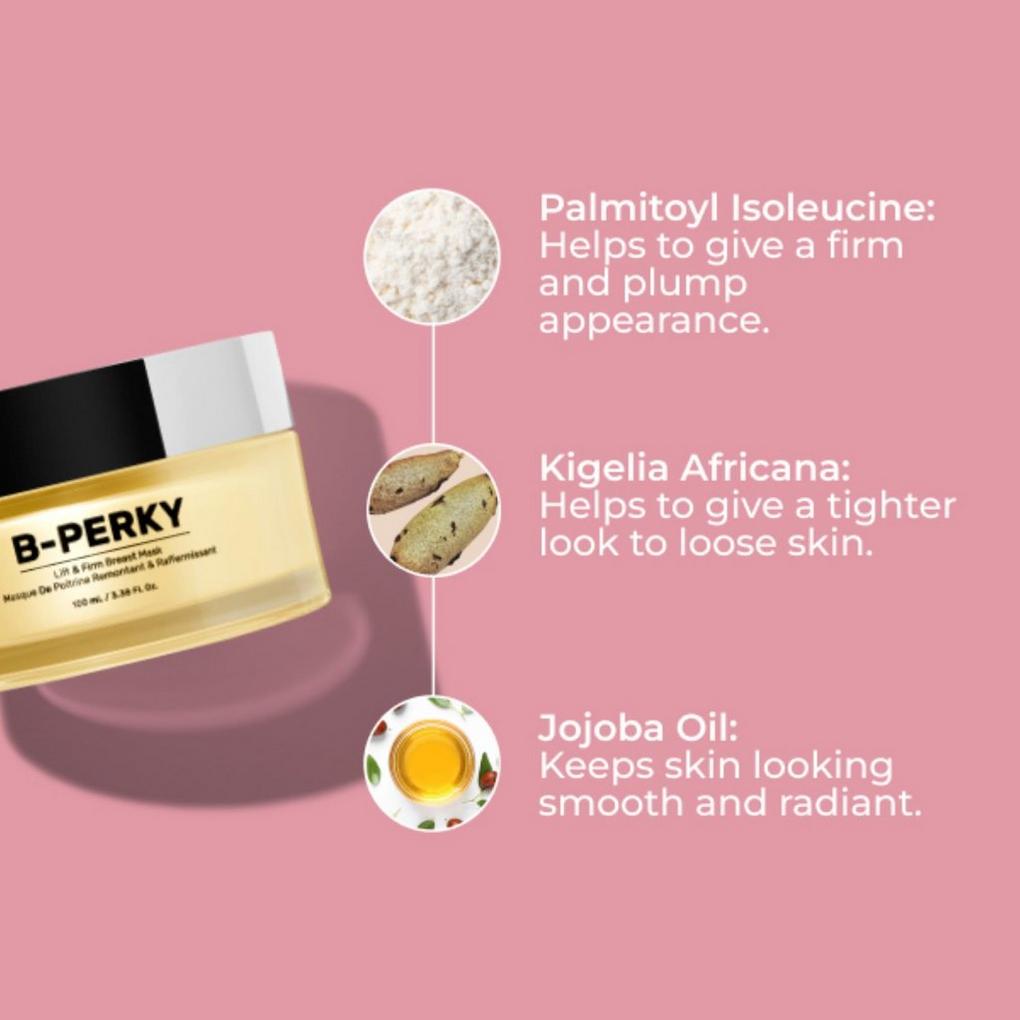 B-PERKY Lift & Firm Breast Mask - MAËLYS Cosmetics