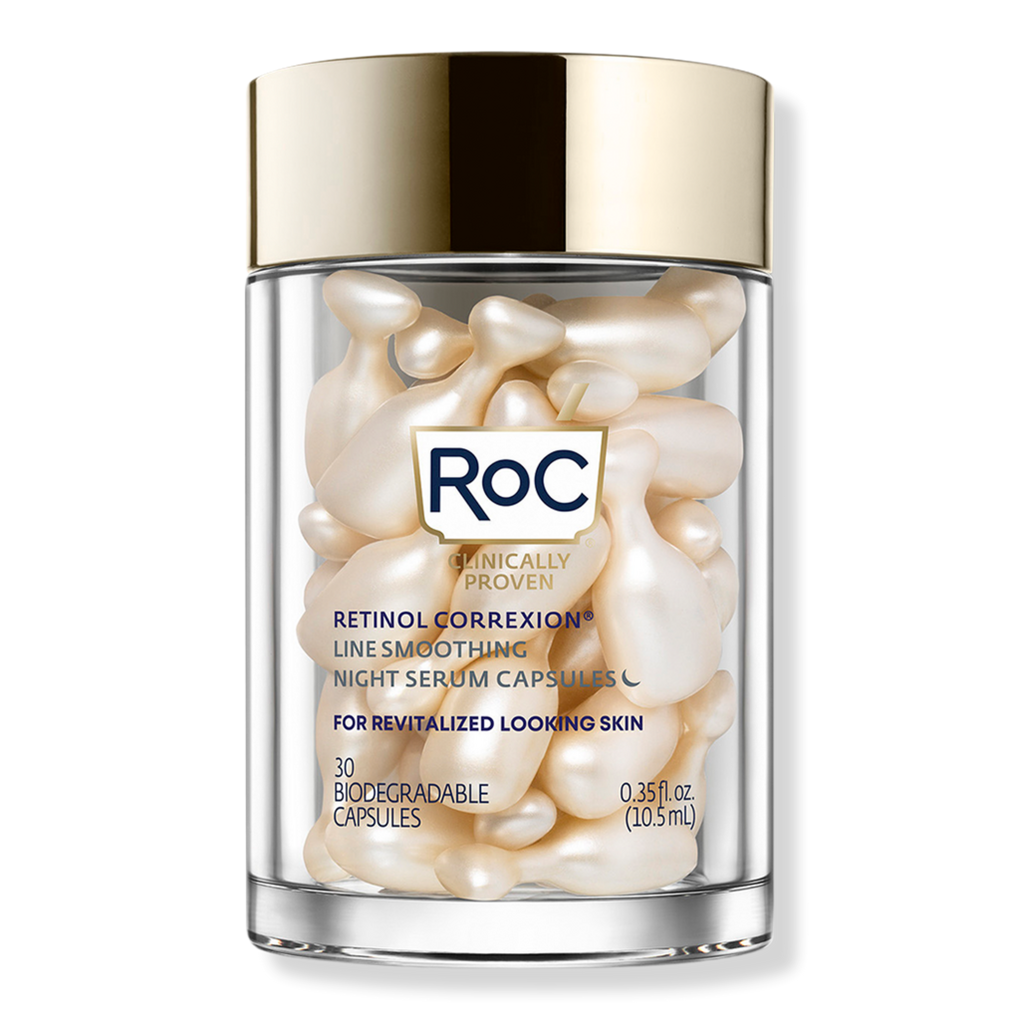 Behandle rigtig meget skrive et brev Retinol Correxion Capsules, Anti-Aging Night Retinol Face Serum  Anti-Wrinkle Treatment - RoC | Ulta Beauty