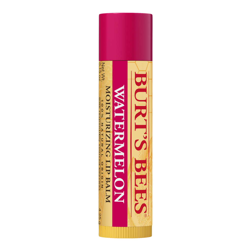 Burt's Bees 100% Natural Moisturizing Lip Balm For Dry & Cracked Lips,  Pomegranate