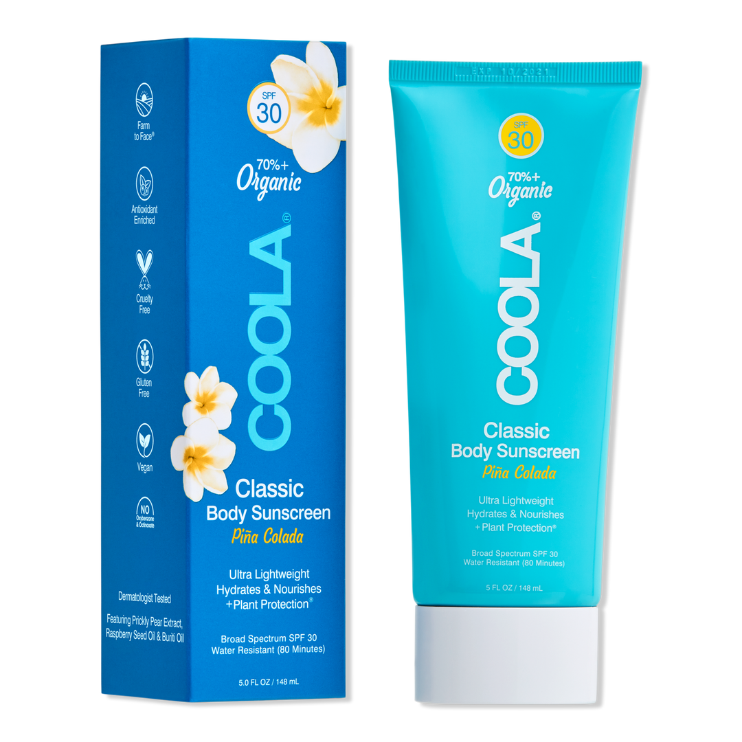 COOLA Classic Body Organic Sunscreen Lotion SPF 30 - Piña Colada #1