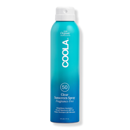 COOLA Fragrance-Free Classic Body Organic Sunscreen Spray SPF 50