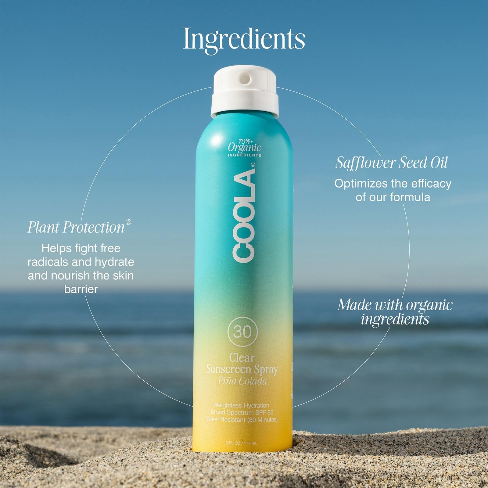 Piña Colada Classic Body Organic Sunscreen Spray SPF 30