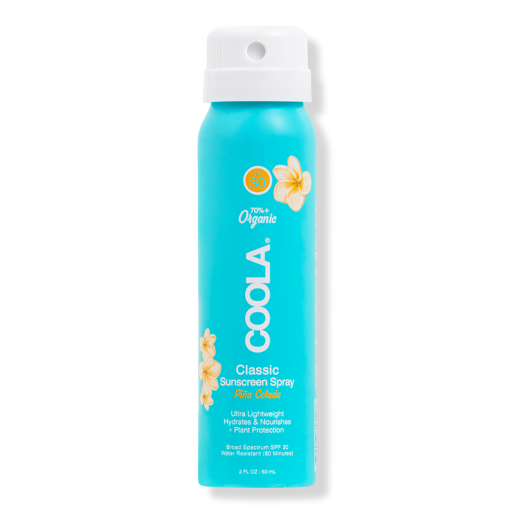 COOLA Travel Size Piña Colada Classic Body Organic Sunscreen Spray SPF 30 #1