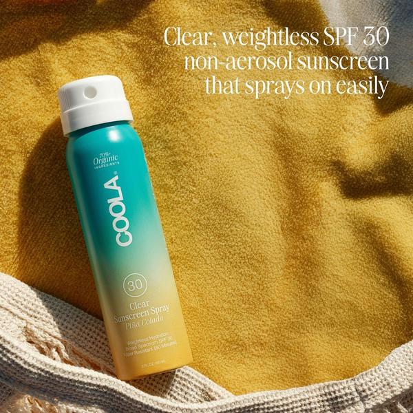 COOLA Travel Size Piña Colada Classic Body Organic Sunscreen Spray SPF 30 #2