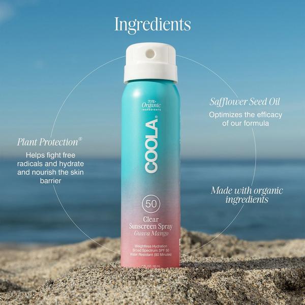 COOLA Travel Size Classic Body Organic Sunscreen Spray SPF 50 #4