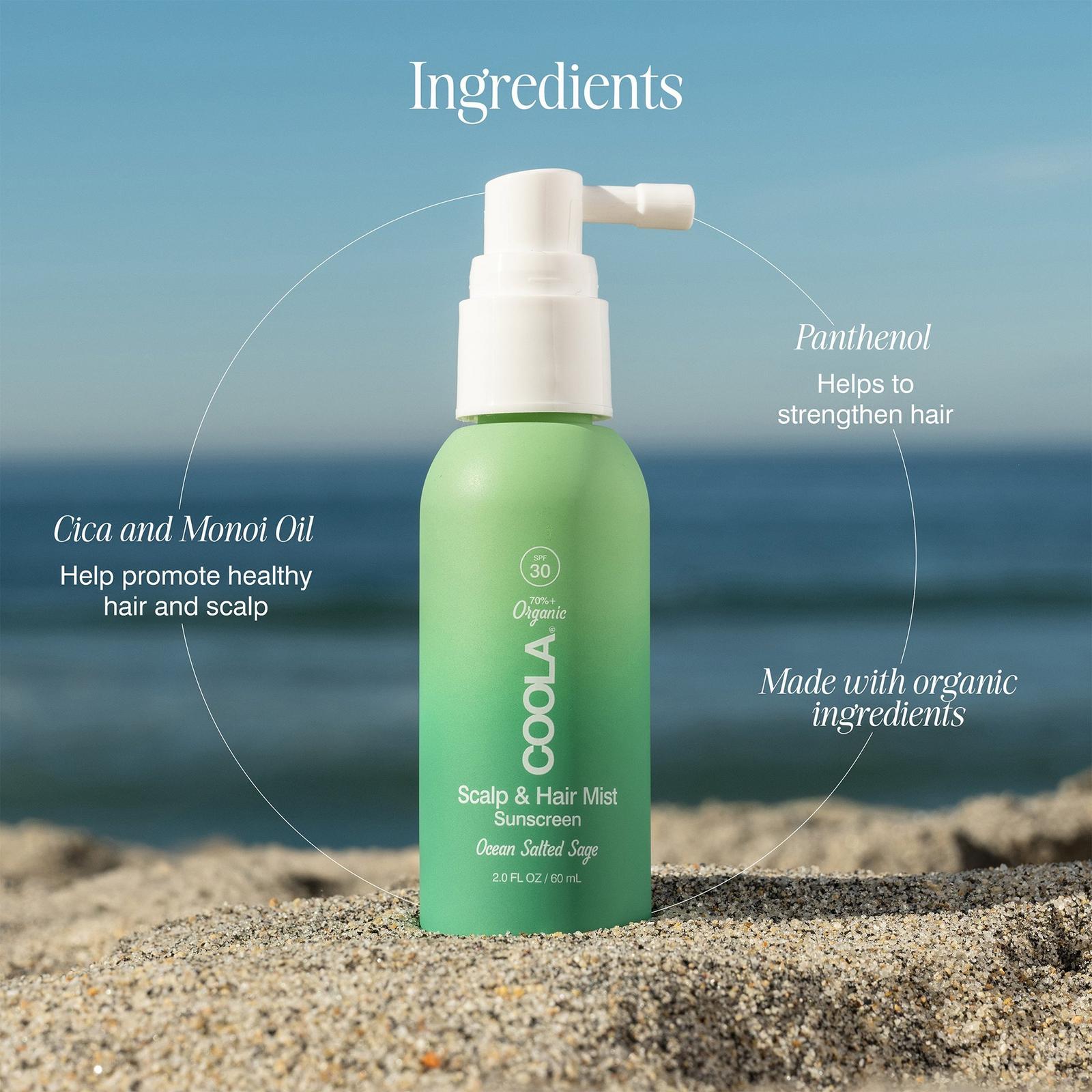 Scalp & Hair Mist Organic Sunscreen SPF 30